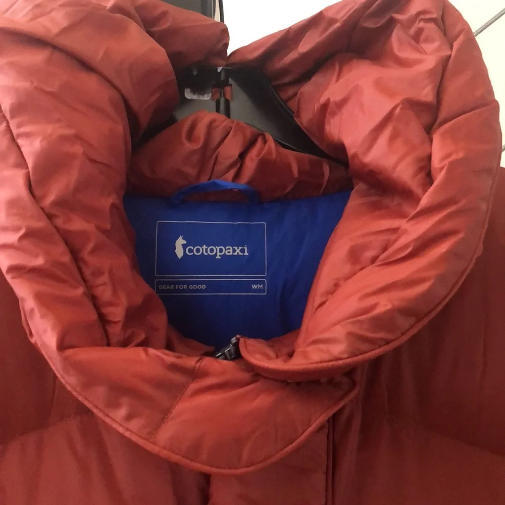 BNWOT Cotopaxi Nina Hooded Puffer Sz M Burnt Orange - Picture 2 of 6